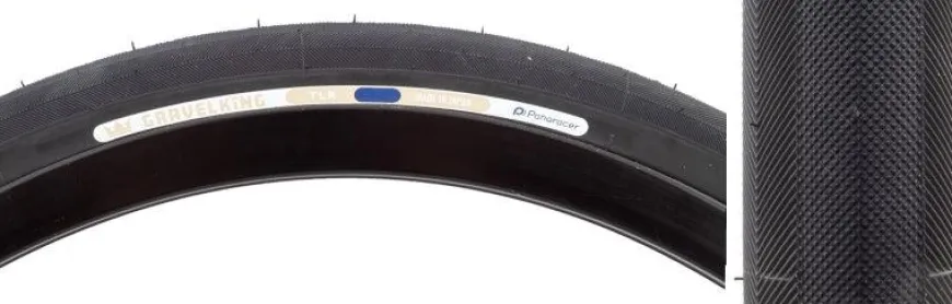 Panaracer GravelKing Slick Tire - 650b x 38 / 27.5 x 1.50 Tubeless Folding BLK