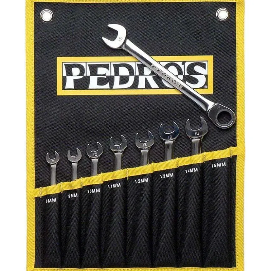 Pedro's Ratcheting Combo Bike Wrench Set