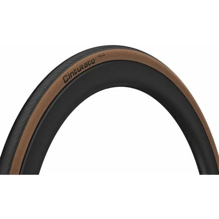 Pirelli Cinturato Velo TLR Tire - 700 x 26 Tubeless Folding Classic Tan