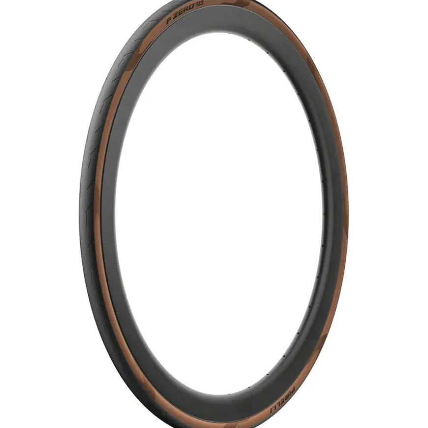 Pirelli P ZERO Race TLR Road Bike Tire - 700 x 26, Tubeless, Classic Tan