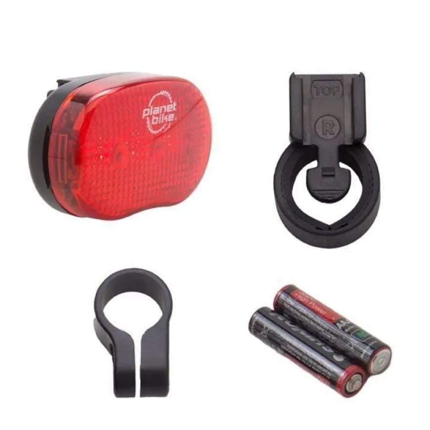 Planet Bike Blinky 3 Commuting Water Resistant Bike Taillight