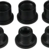 Problem Solvers 8mm Double Chainring Dual Hex BLK Alloy Chainring Bolts Set