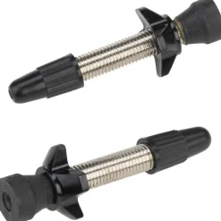 Problem Solvers Tubeless Big P-Nut Valve Kit Pair Black