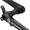 Promax CF-2 Crankset - 165mm 24mm Spindle 2-Piece 68mm English BB Included BLK