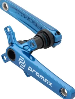 Promax CF-2 Crankset - 170mm 24mm Spindle 2-Piece 68mm English BB Included Blue