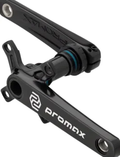Promax CF-2 Crankset - 160mm 24mm Spindle 2-Piece 68mm English BB Included BLK