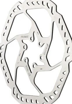 Promax Endurance E1 Disc Brake Rotor - 180mm 6-Bolt Silver