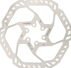 Promax Endurance E1 Disc Brake Rotor - 180mm 6-Bolt Silver