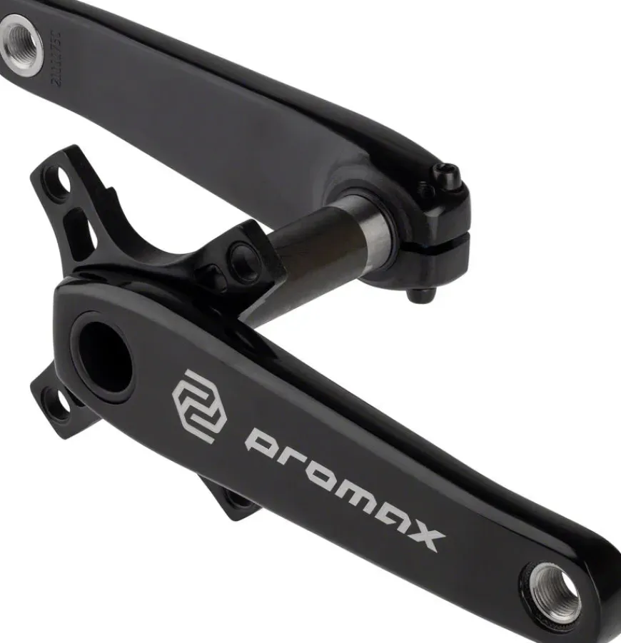 Promax HF-2 Crankset - 177.5mm 24mm Spindle 2-Piece Black