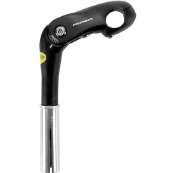 Promax 85mm 1 1/8 Adj OEM Black Stem Diameter: 25.4mm Length: 85mm Steerer: 22.2mm with 25.4mm adapter Black