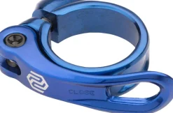 Promax QR-1 Quick Release Seatpost Clamp - 34.9mm Blue