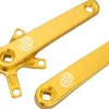 Promax SQ-1 Crank Arm Set - 170mm Square Taper JIS Spindle Interface 110mm BCD Gold