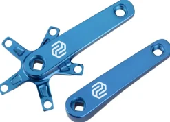 Promax SQ-1 Crank Arm Set - 170mm Square Taper JIS Spindle Interface 110mm BCD Blue