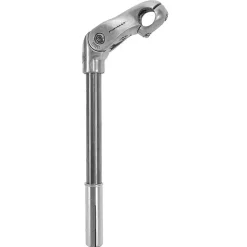 Promax XL 1" Adj OEM Silver Stem Diameter: 25.4mm Length: 85mm Steerer: 22.2mm with 25.4mm adapter Silver