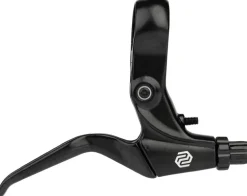 Promax XL-378 Brake Lever Set - Long Pull 2-Finger Tooled Reach Adjust For Linear Pull Brakes BLK