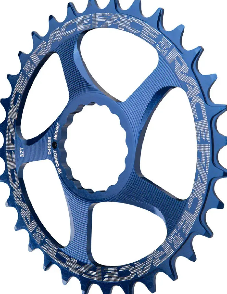 RaceFace Narrow Wide Chainring: Direct Mount CINCH 36t Blue