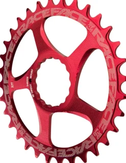 RaceFace Narrow Wide Chainring: Direct Mount CINCH 34t Red