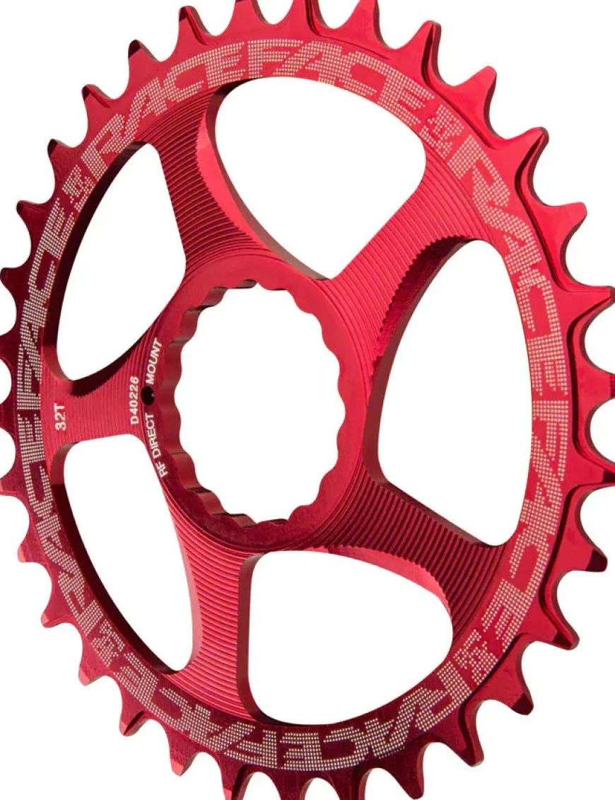 RaceFace Narrow Wide Chainring: Direct Mount CINCH 26t Red