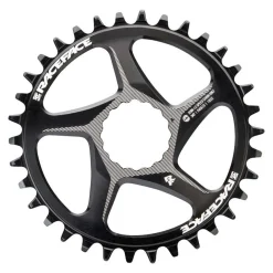 RaceFace Narrow Wide Direct Mount CINCH Aluminum Chainring - Shimano 12-Speed requires Hyperglide+ compatible chain 34t BLK