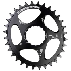 RaceFace Narrow Wide Oval Chainring: Direct Mount CINCH 32t Black
