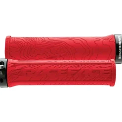RaceFace RaceFace Half Nelson Grips - Red Lock-On