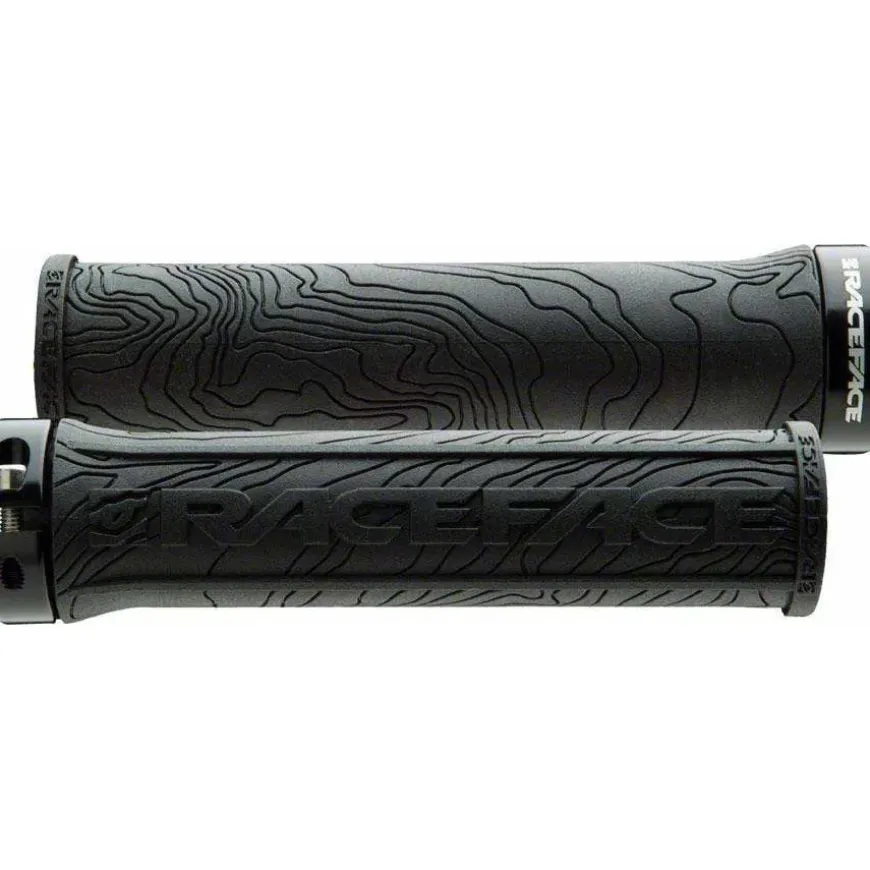 RaceFace RaceFace Half Nelson Grips - Black Lock-On