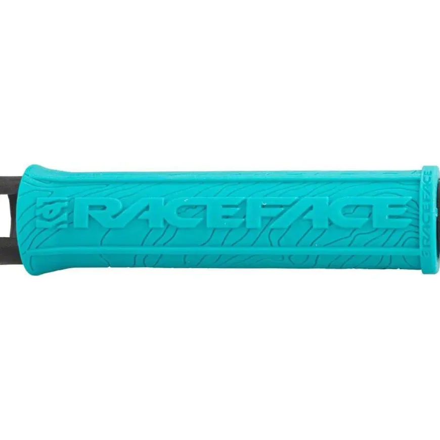 RaceFace RaceFace Half Nelson Grips - Turquoise Lock-On