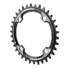 RaceFace 1x 104 BCD Hyperglide+ Chainring - 32t 104 BCD 4-Bolt Requires Shimano 12-speed Hyperglide+ Chain 7075 Aluminum BLK