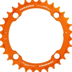 RaceFace 1x Narrow Wide Chainring - 36t 104 BCD 10-12 Speed 7075 Aluminum Orange