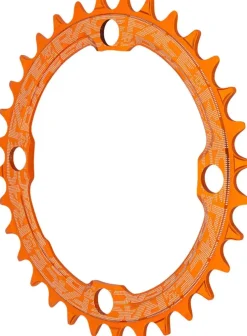 RaceFace 1x Narrow Wide Chainring - 36t 104 BCD 10-12 Speed 7075 Aluminum Orange