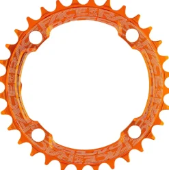 RaceFace 1x Narrow Wide Chainring - 36t 104 BCD 10-12 Speed 7075 Aluminum Orange