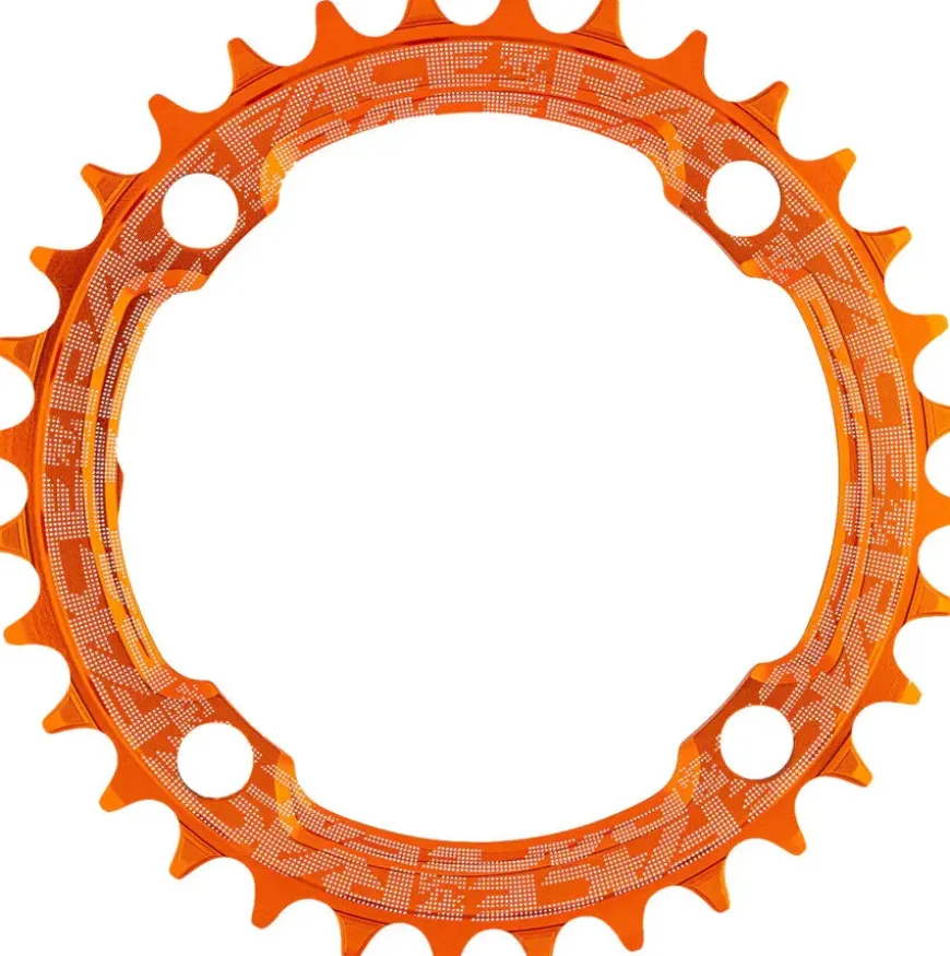 RaceFace 1x Narrow Wide Chainring - 36t 104 BCD 10-12 Speed 7075 Aluminum Orange