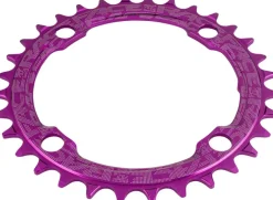 RaceFace 1x Narrow Wide Chainring - 36t 104 BCD 10-12 Speed 7075 Aluminum Purple