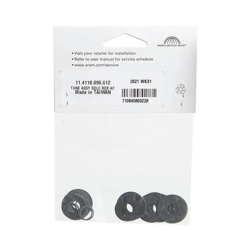 RockShox Rear Shock Tune Assembly - Rebound Tune Configurations Super Deluxe Coil A2