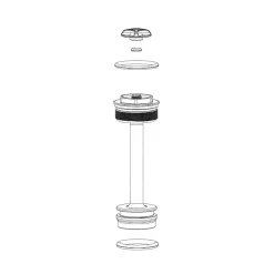 RockShox Solo Air Top Cap - 35mm Pike DJ (2017+)