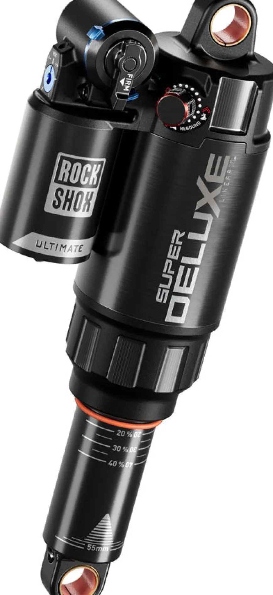 RockShox Super Deluxe Ultimate RC2T Rear Shock - 210 x 55 mm Linear XL Air Token Loc 2 Reb 55 / Comp 34 L/O 45 Standard D1