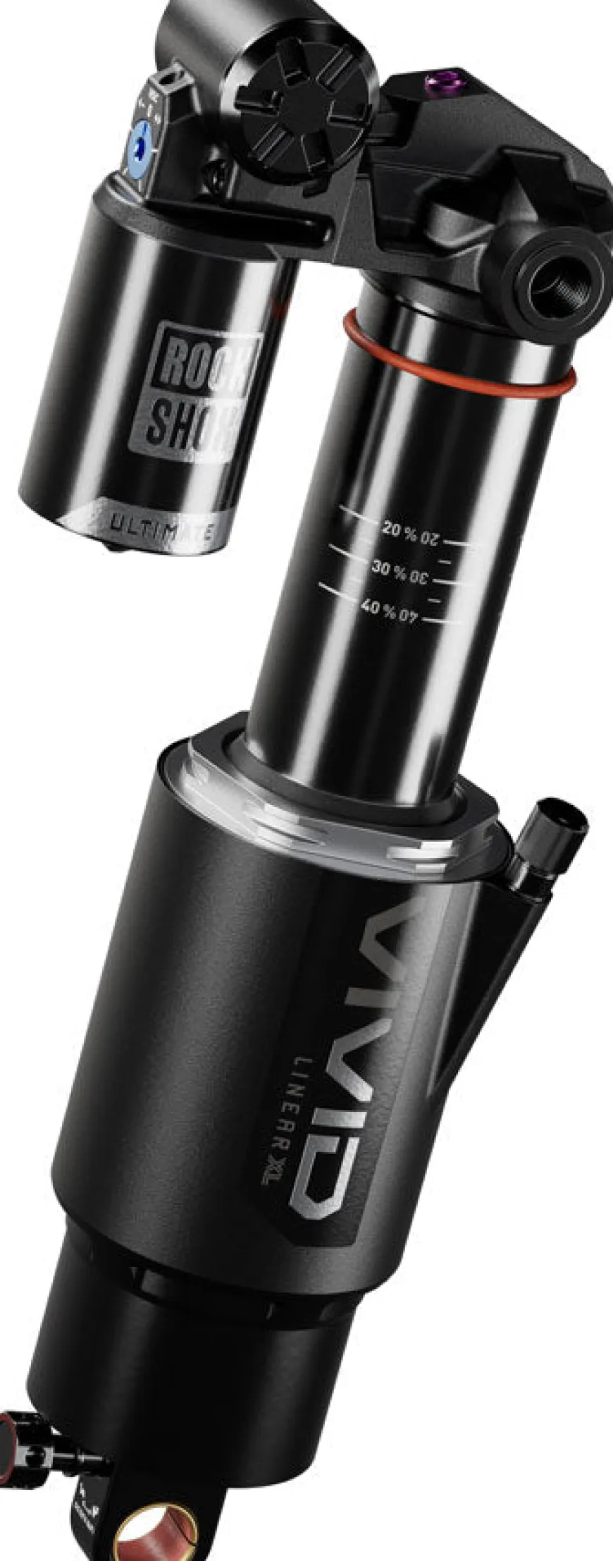 RockShox Vivid Ultimate DH RC2 Rear Shock - 225 x 75 mm Linear XL Air 2 Tokens Reb 55 / Comp 34 L/O 45 Standard Trunnion D1