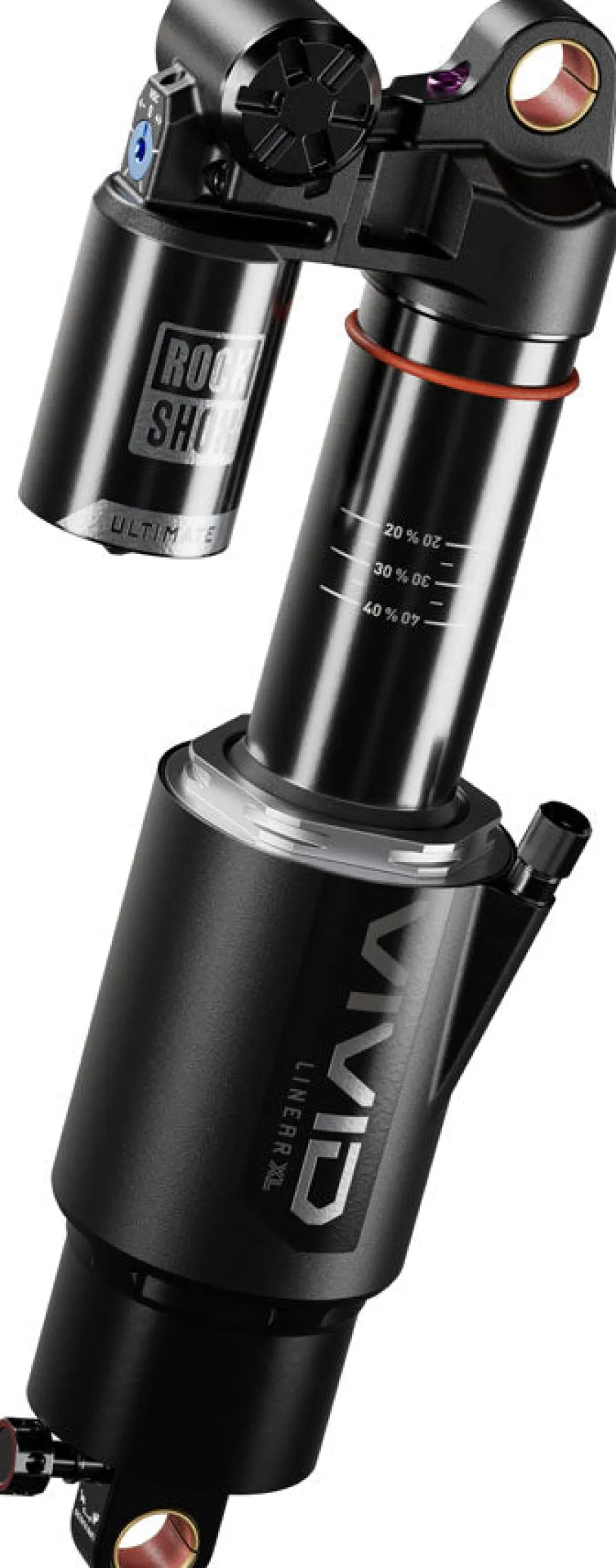 RockShox Vivid Ultimate DH RC2 Rear Shock - 250 x 75 mm Linear XL Air 2 Tokens Reb 55 / Comp 34 L/O 45 Standard D1