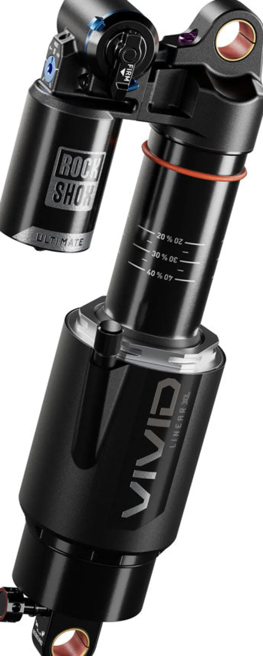 RockShox Vivid Ultimate RC2T Rear Shock - 210 x 55 mm Linear XL Air 2 Tokens Reb 55 / Comp 34 L/O 45 Standard D1