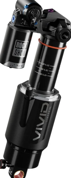 RockShox Vivid Ultimate RC2T Rear Shock - 205 x 60 mm Linear XL Air 2 Tokens Reb 55 / Comp 34 L/O 45 Standard Trunnion D1