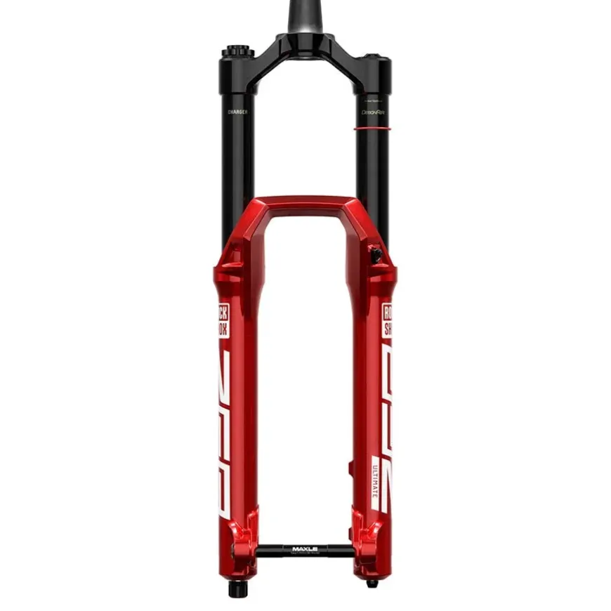 RockShox ZEB Ultimate Charger 3.1 RC2 Suspension Fork - 29" 190 mm 15 x 110 mm 44 mm Offset Red A3