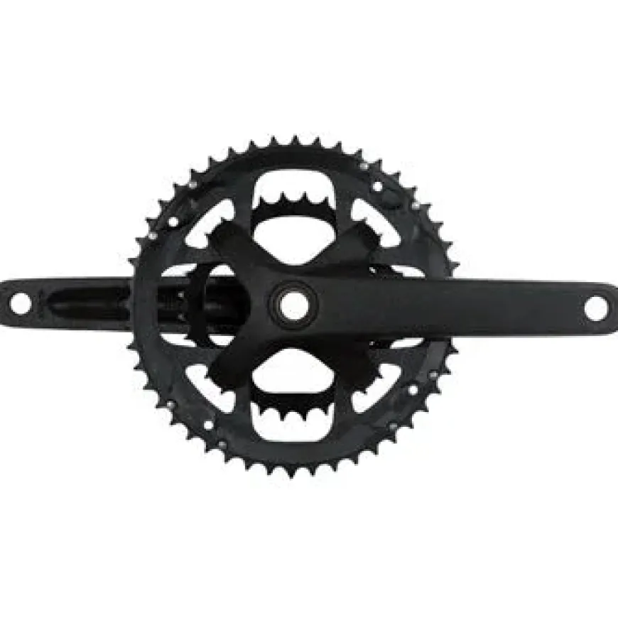 SAMOX G3 Bicycle Crankset - 175mm, 10-11 Speed, 44/28t, 104/64bcd, 24mm Spindle