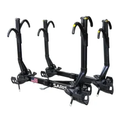 Saris Superclamp G3 Hitch Mount Rack 2 Bikes: 4 Max weight per bike: 60 lb for 2 closest - 35 lb for 2 furthest trays