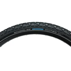 Schwalbe Marathon Winter Plus Winter-Studded Bike Tire - 26 x 1.75, Clincher, Wire, Black, SmartGuard, Winter