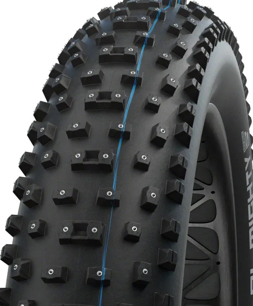 Schwalbe Al Mighty Tire, Evolution Line Addix Speed Grip Super Ground E-25 Studded - 26 x 4.8"