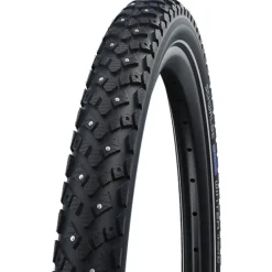 Schwalbe Winter Touring-Hybrid Bike Tire - 700 x 35, Clincher, Wire, Black, K-Guard, Winter, 120 Studs