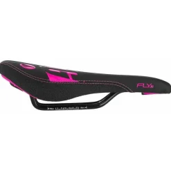 SDG Fly Jr Saddle Steel Rails - Blk/Pink