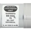 Shimano 105 BB-5500 Bottom Bracket - Italian 70 x 109.5mm Octalink V1 Spindle Interface