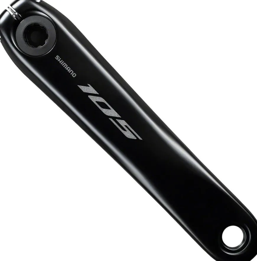 Shimano 105 FC-R7100 Crankset - 175mm 12-Speed 52/36t 110 Asymmetric BCD Hollowtech II Spindle Interface BLK