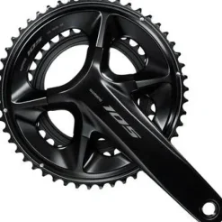Shimano 105 FC-R7100 Crankset - 172.5mm 12-Speed 50/34t 110 Asymmetric BCD Hollowtech II Spindle Interface BLK